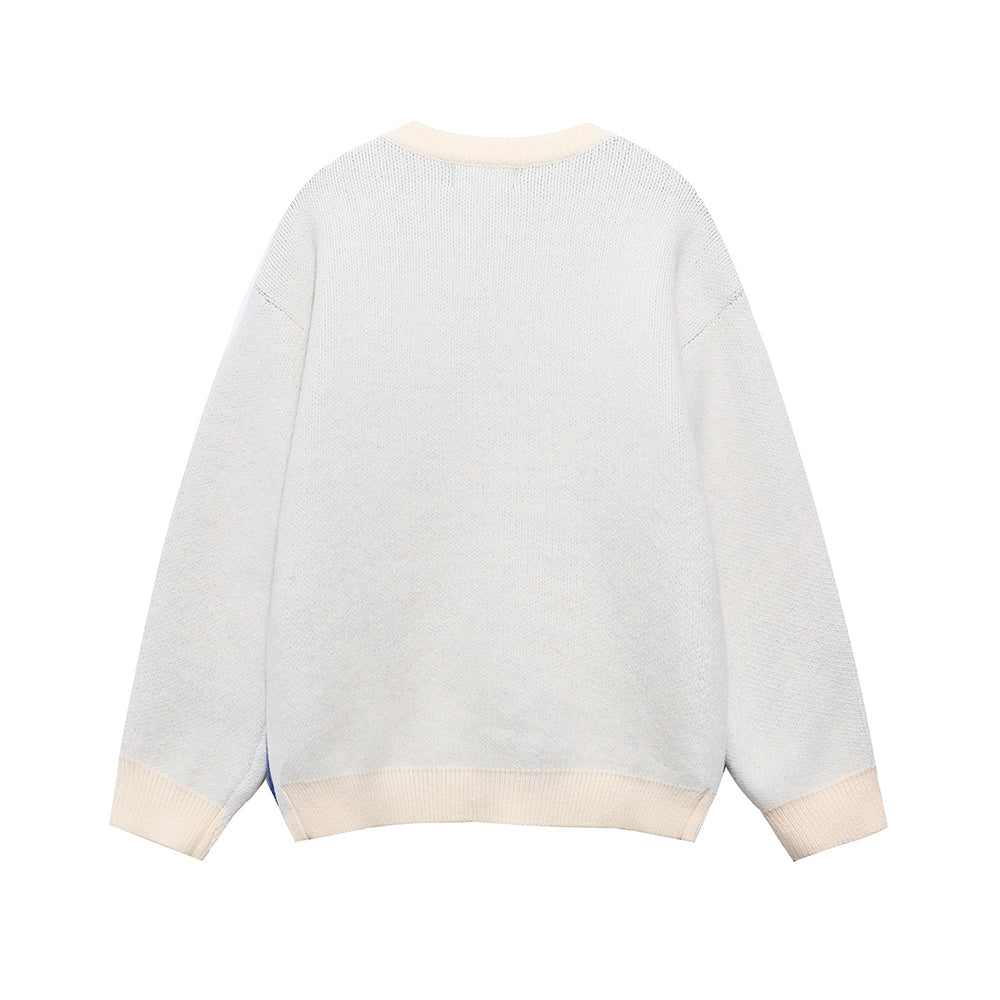 復古趣味小兔子毛衣