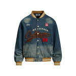 빈티지 워싱 데님 재킷