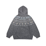 星星提花連帽開衫