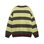 復古條紋針織衫