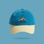 撞色格紋透氣棒球帽