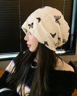 蝴蝶抽絲做舊帽