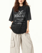 워시드 디스트레스드 반팔