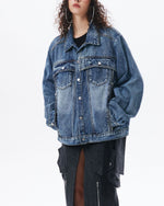 Vintage washed denim jacket