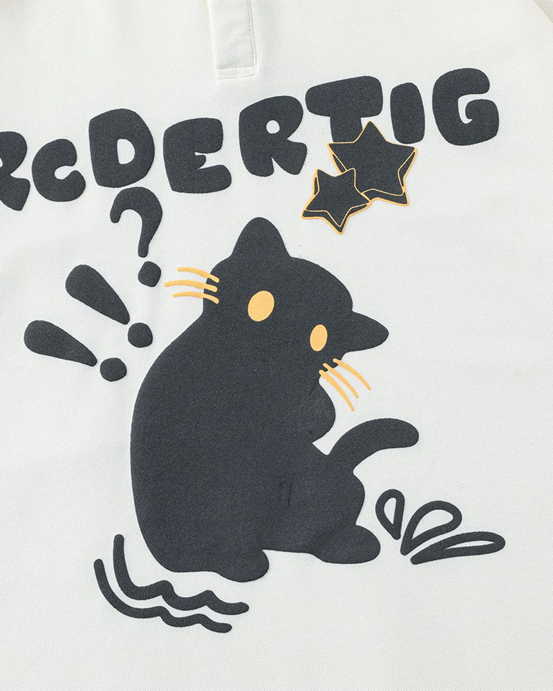 美式復古小貓咪短袖