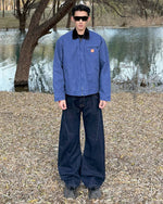 Retro minimalist cotton-padded jacket