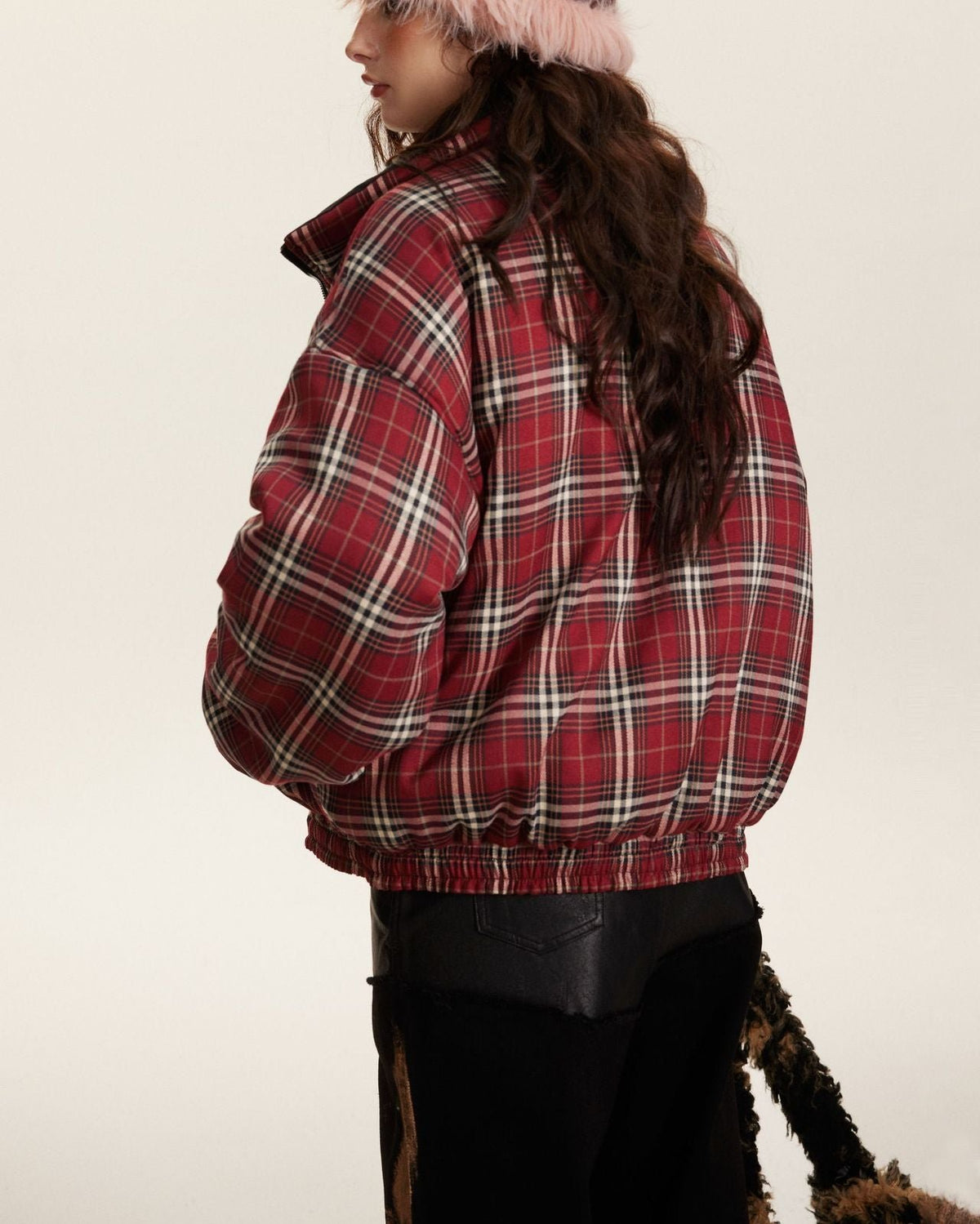 Retro reversible cotton jacket