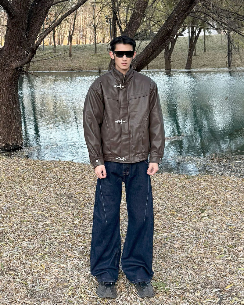 Retro cotton-padded jacket