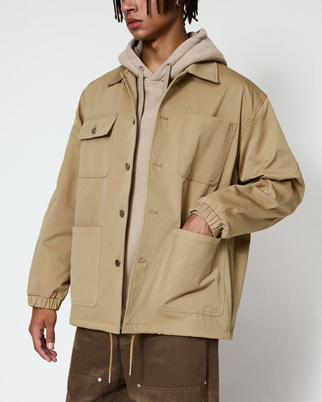 Lapel work jacket