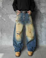 ripped distressed jeans