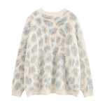 復古豹紋毛衣