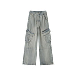 Vintage denim overalls