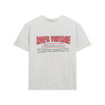 레터 프린트 라운드넥 반팔 (여성용)