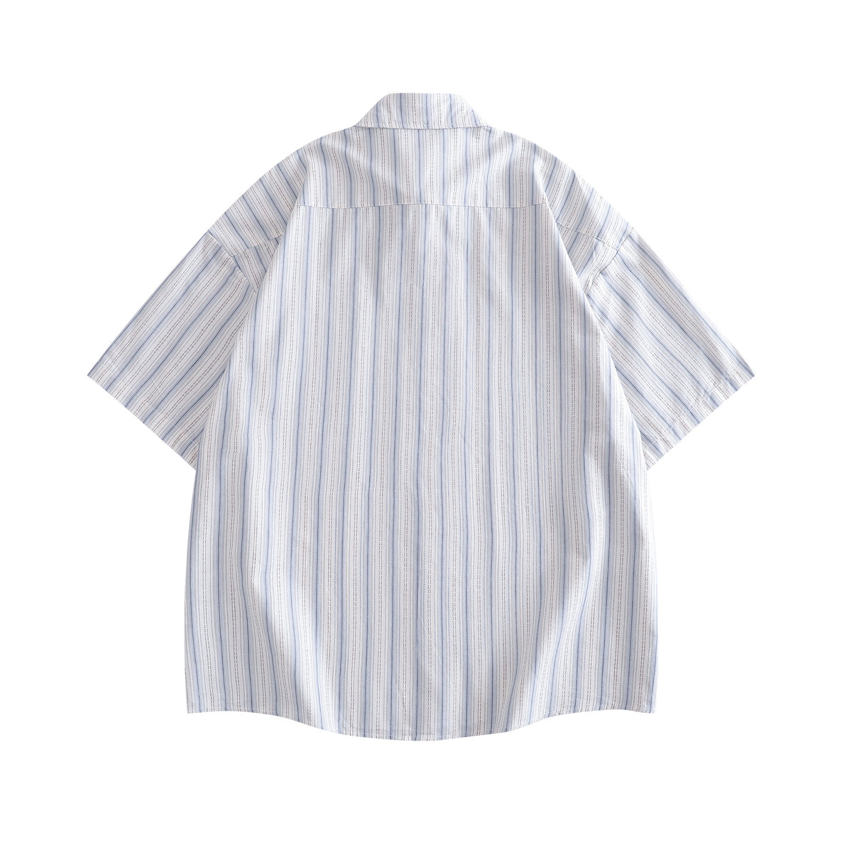 Fun embroidered striped short sleeves