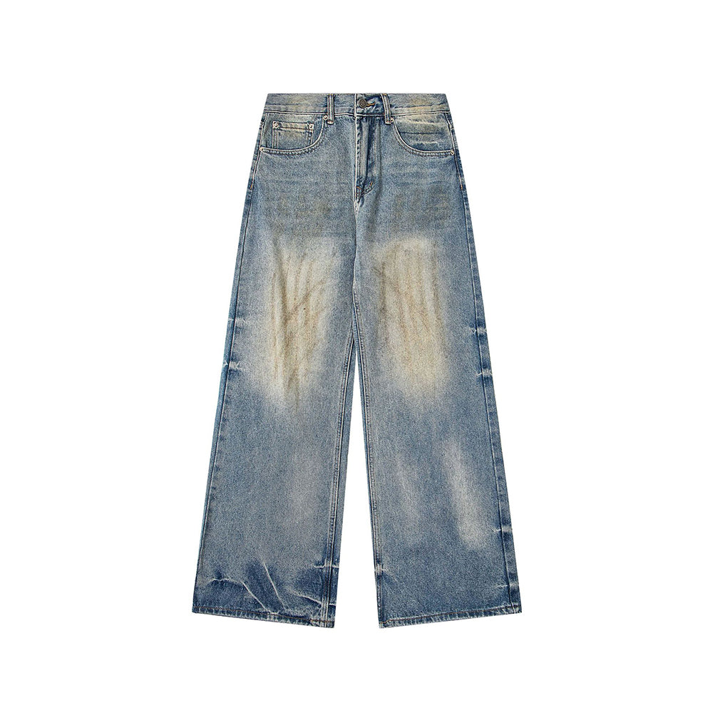 Simple straight leg jeans