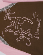 대비색 스티칭 긴팔