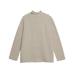 Embroidered striped long sleeves