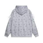 Retro cute embroidered hooded sweatshirt