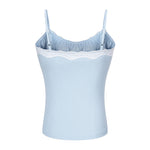 Lace patchwork suspenders