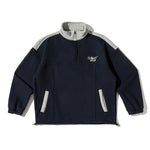 Color-blocked pullover sweatshirt