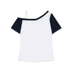 Simple design short sleeves