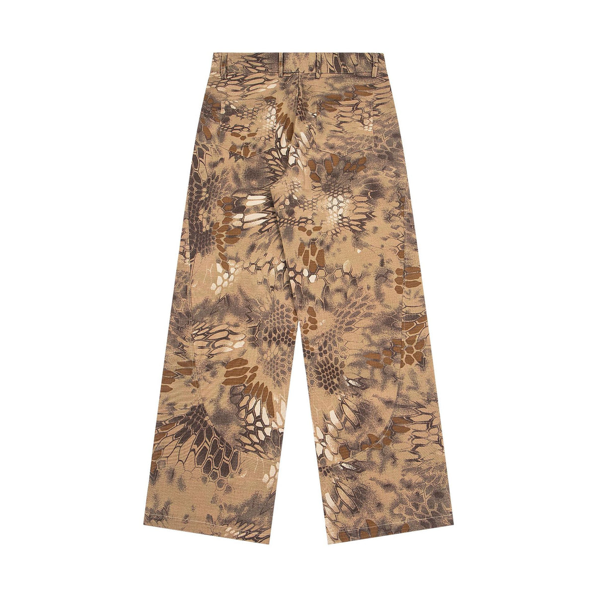 Vintage snake print casual pants