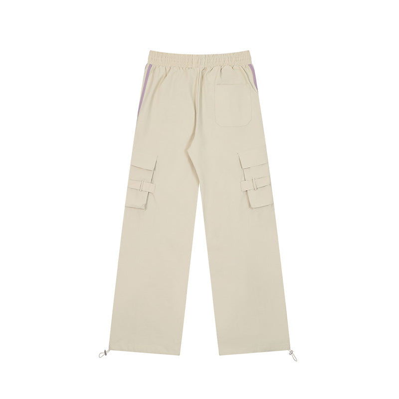 Retro workwear casual sweatpants