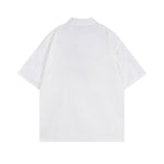 American street color block shirt