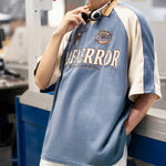 美式復古插肩袖短袖