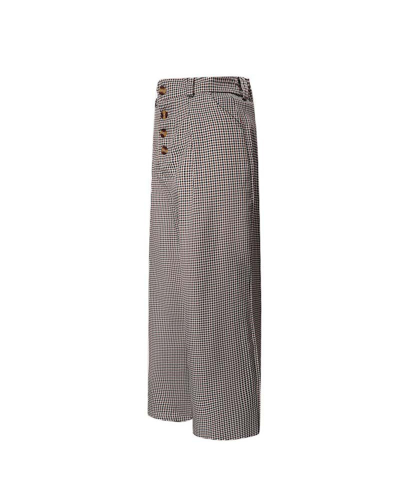 Houndstooth Casual Trousers