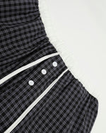 Plaid loose trousers