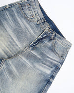 Retro casual straight leg jeans