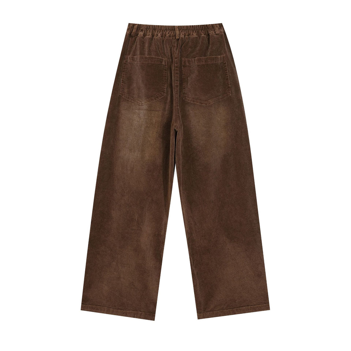 Retro corduroy straight-leg versatile wide-leg pants