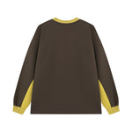 Racing element patchwork sweatshirt