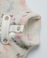 Women's fleece patchwork coat