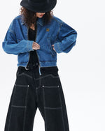 빈티지 쇼트 데님 재킷