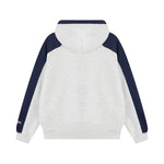 復古撞色連帽衛衣