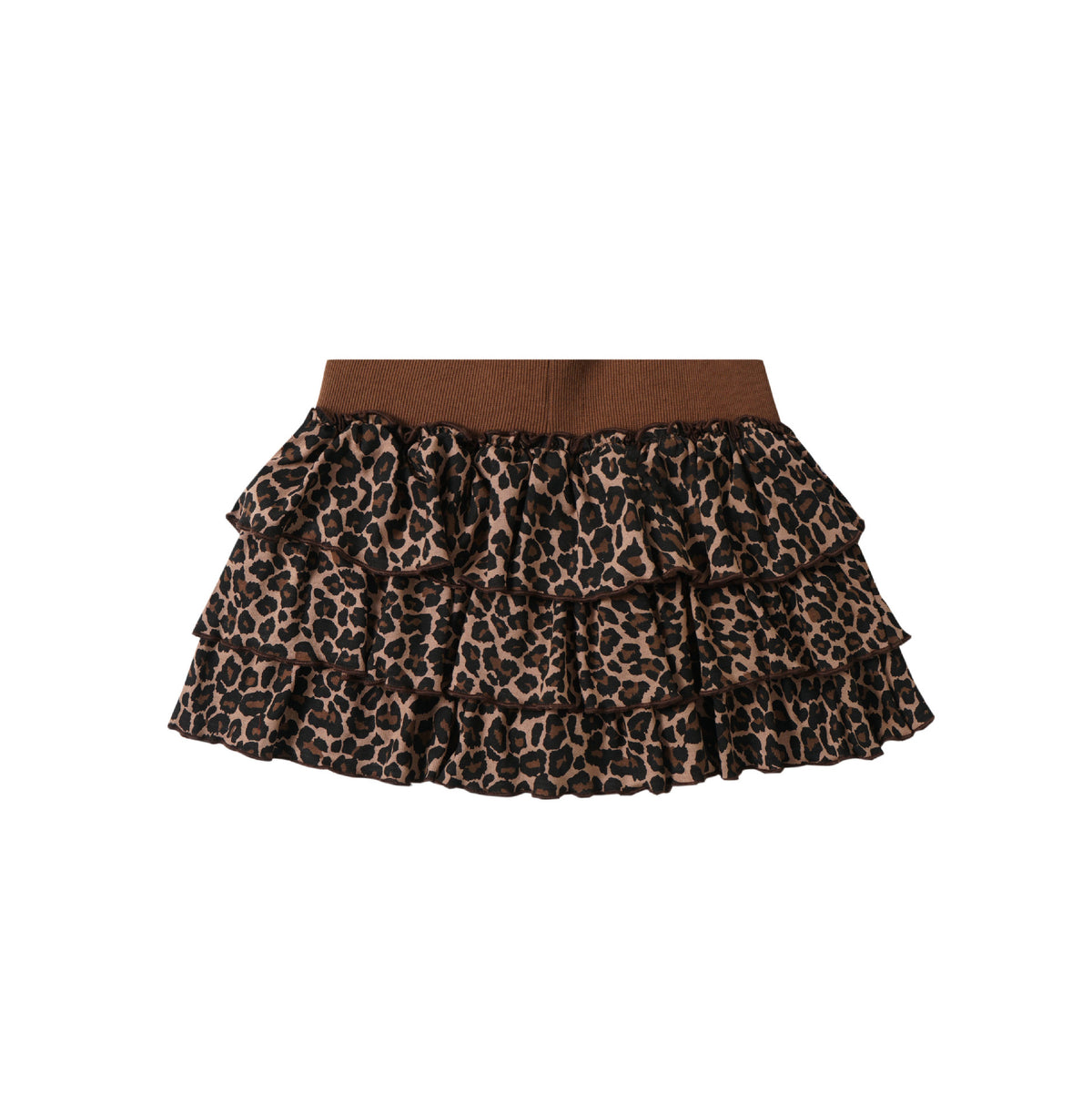 Vintage leopard print skirt