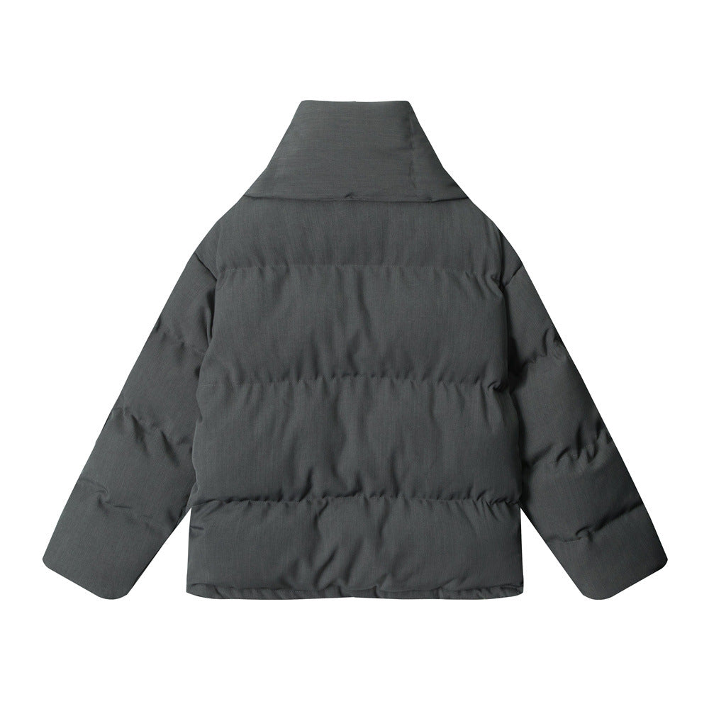 두껍고 따뜻한 스카프 코트