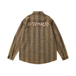 復古卡通情侶長袖襯衫