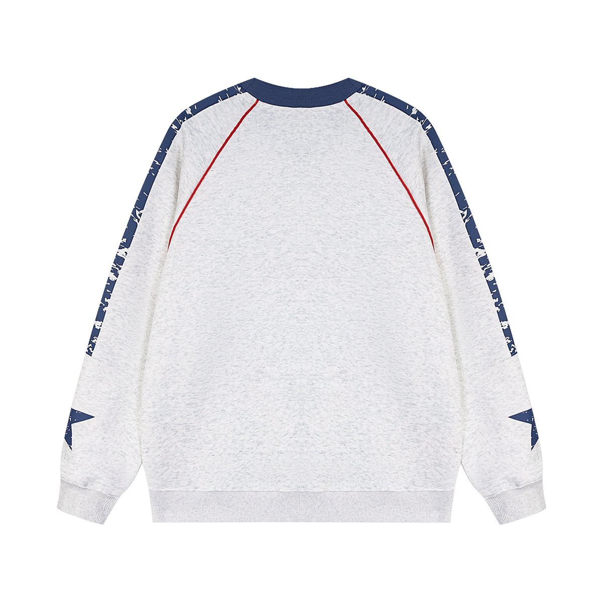 Retro contrasting crew neck sweatshirt