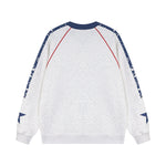 復古撞色圓領衛衣