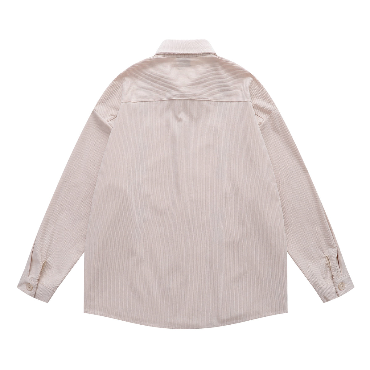 Floral embroidered long-sleeved shirt