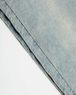 Loose and simple denim short sleeves