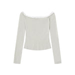 Simple hot girl all-match long sleeve