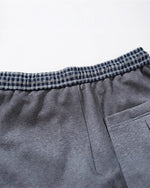 patchwork loose trousers