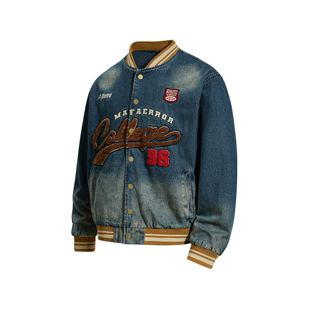 빈티지 워싱 데님 재킷