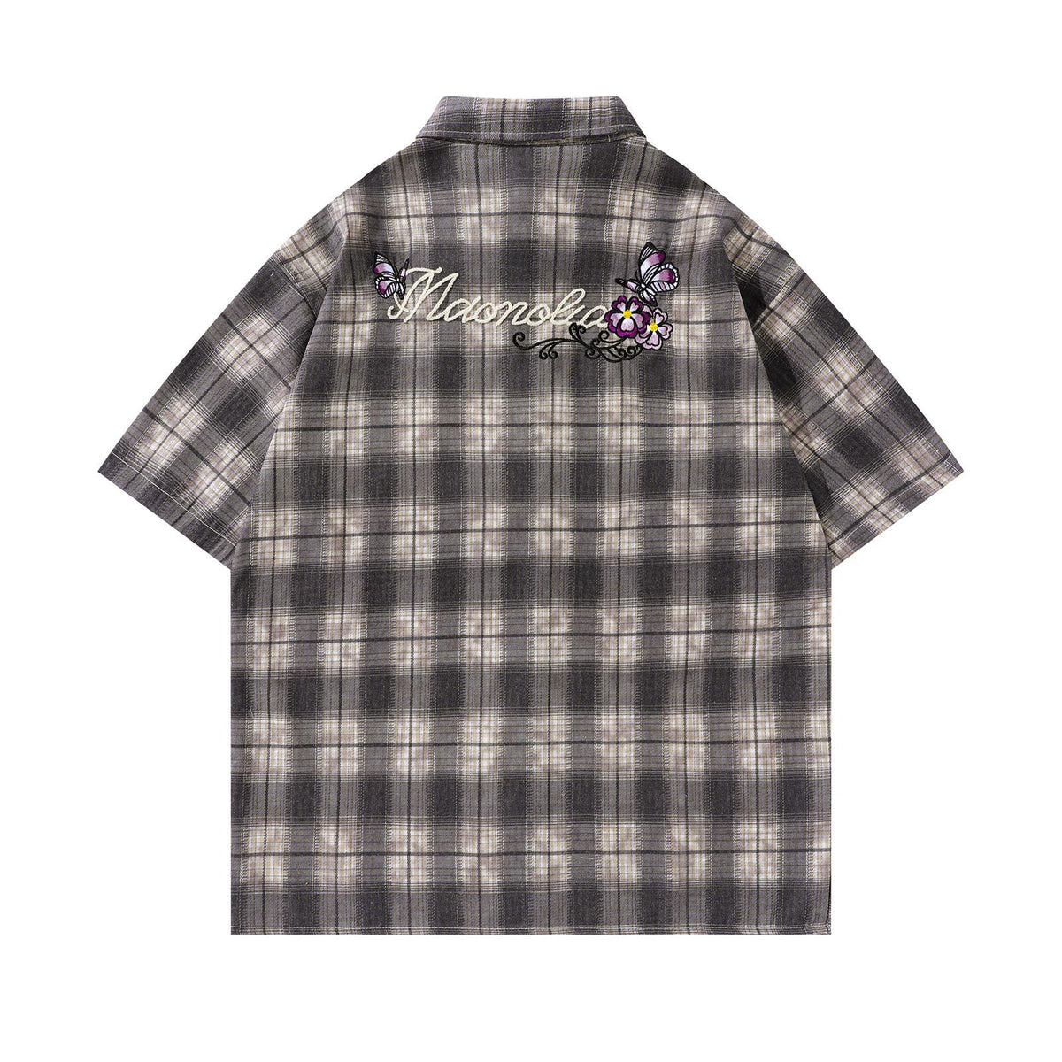 Vintage Plaid Short Sleeve Shirt