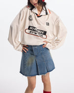 復古印花長袖衛衣