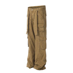 Retro simple heavy duty overalls